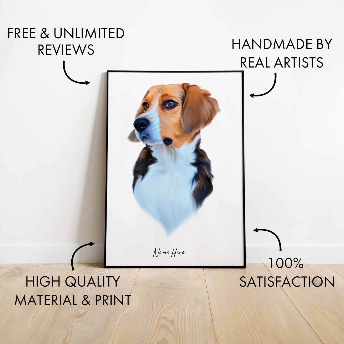 Oil Paint Customizable Poster